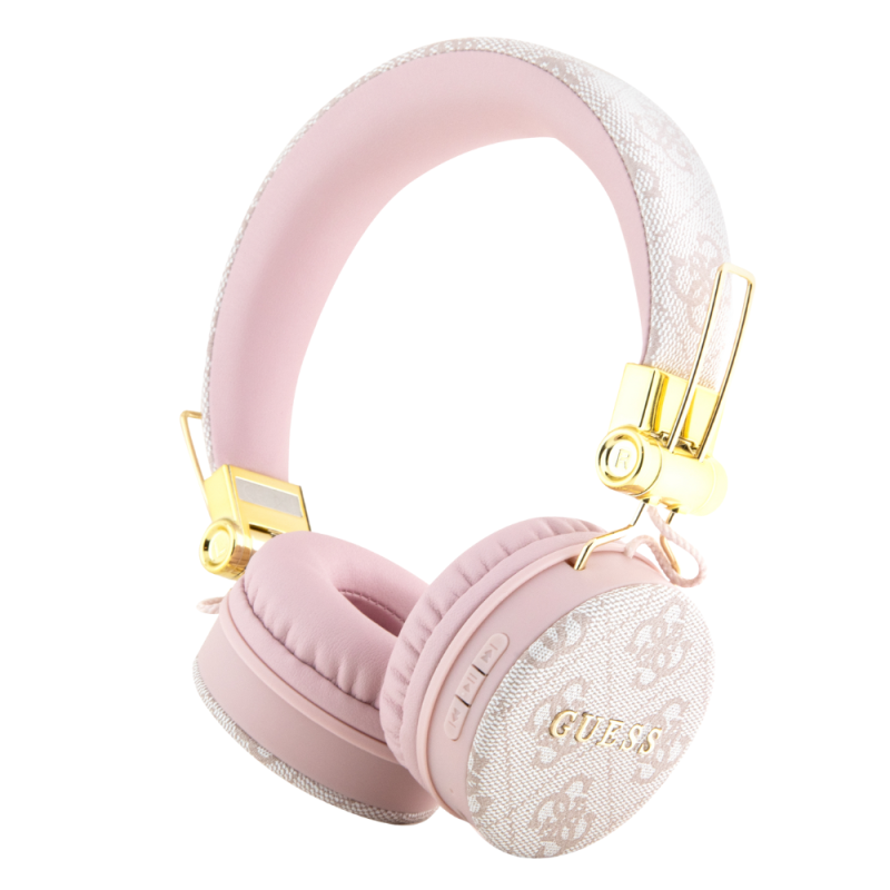Casque sans Fil Bluetooth avec Logo 4G Classique Guess GUBH704GEMP - Rose — Accessoire · Smarty Paris 18e